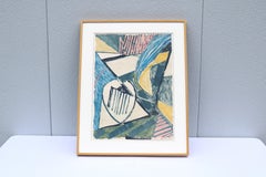 1986 Mark Lavatelli Crossroads Espressionismo astratto Opera d'arte unica nel suo genere