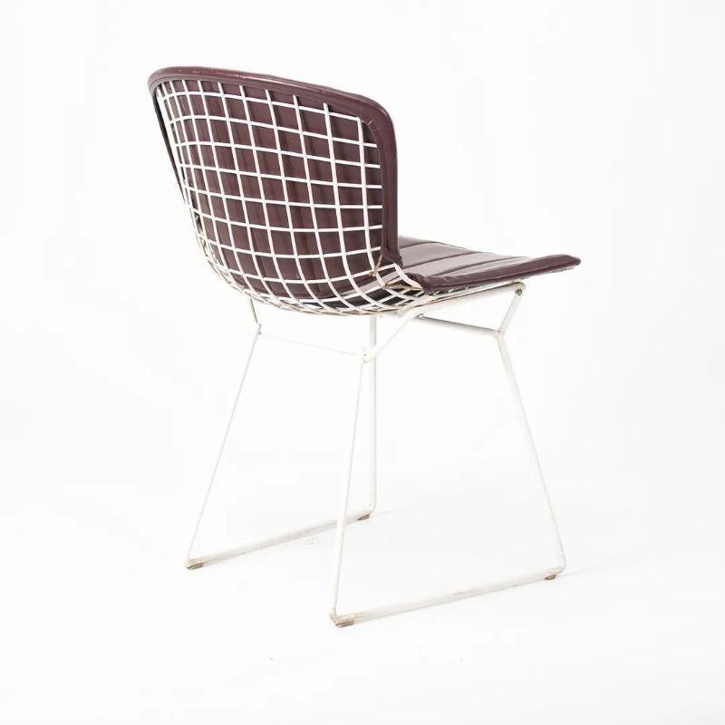 American 1986 Pair of Harry Bertoia for Knoll Dining Chairs with Original Full Pads For Sale