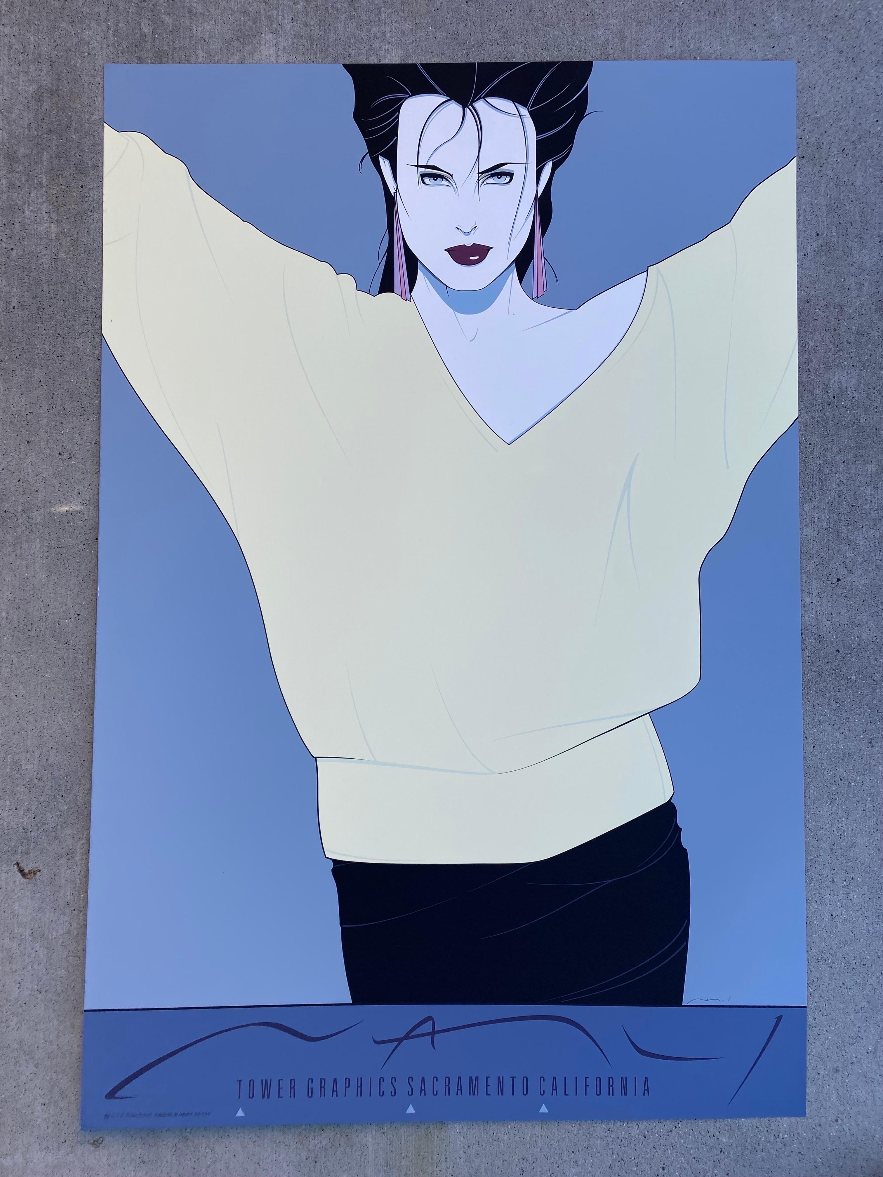Great Patrick Nagel print of a 