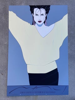 1986 Patrick Nagel Mirage Editions Serigraph, Commemorative 8