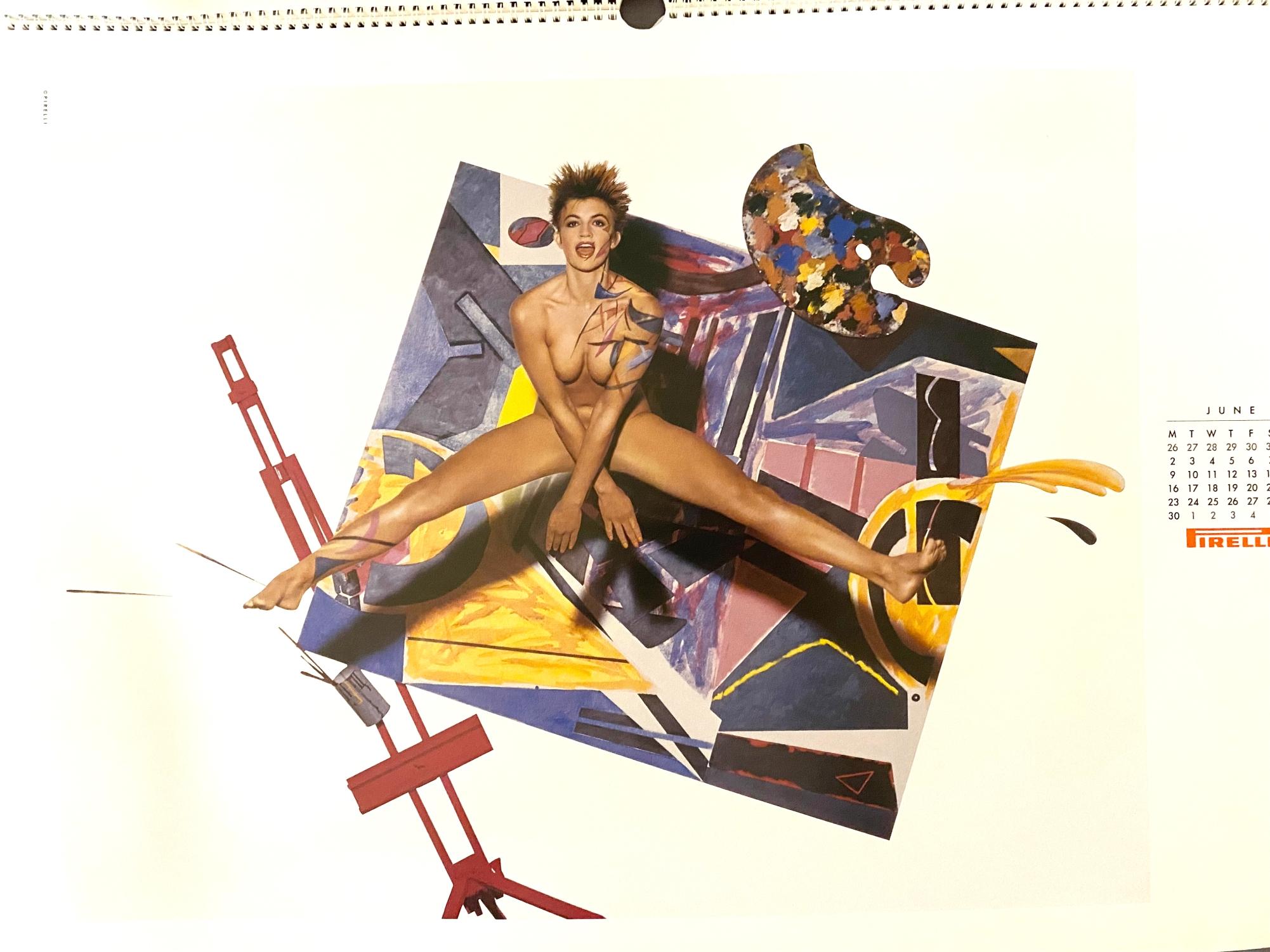 Orange 1986 Pirelli Calendar - Bern Stern's Studio for Pirelli For Sale