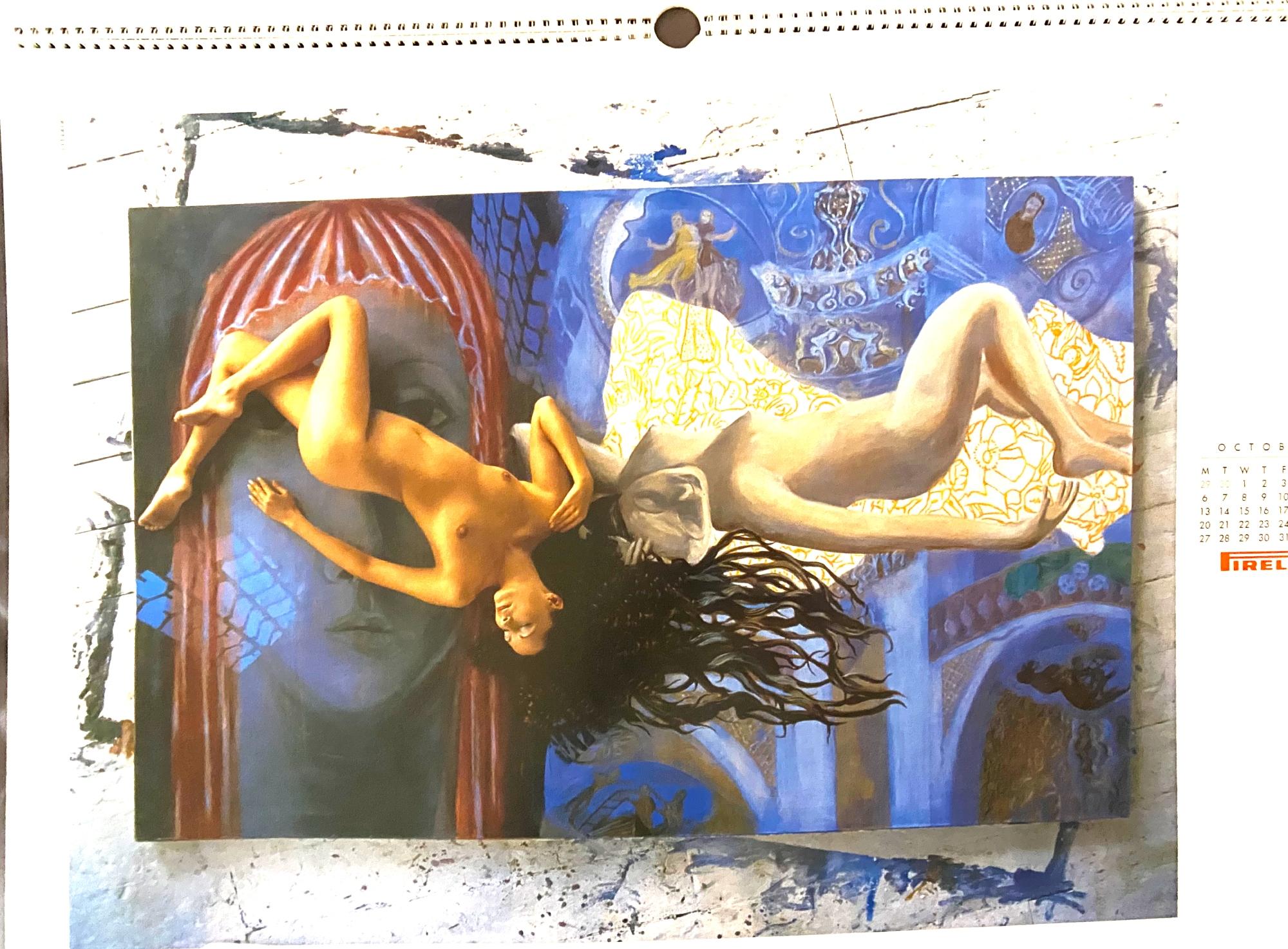 1986 Pirelli Calendar - Bern Stern's Studio for Pirelli For Sale 2