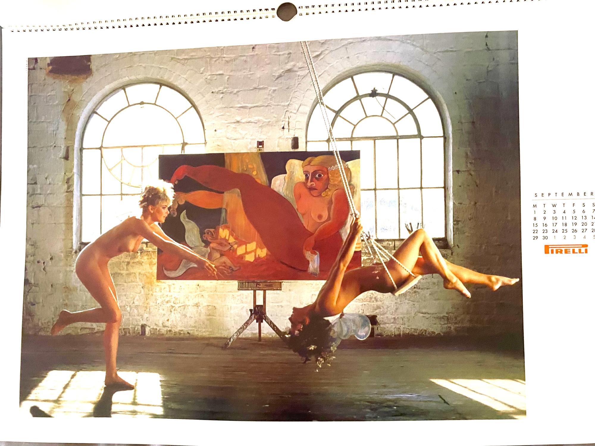 1986 Pirelli Calendar - Bern Stern's Studio for Pirelli For Sale 3