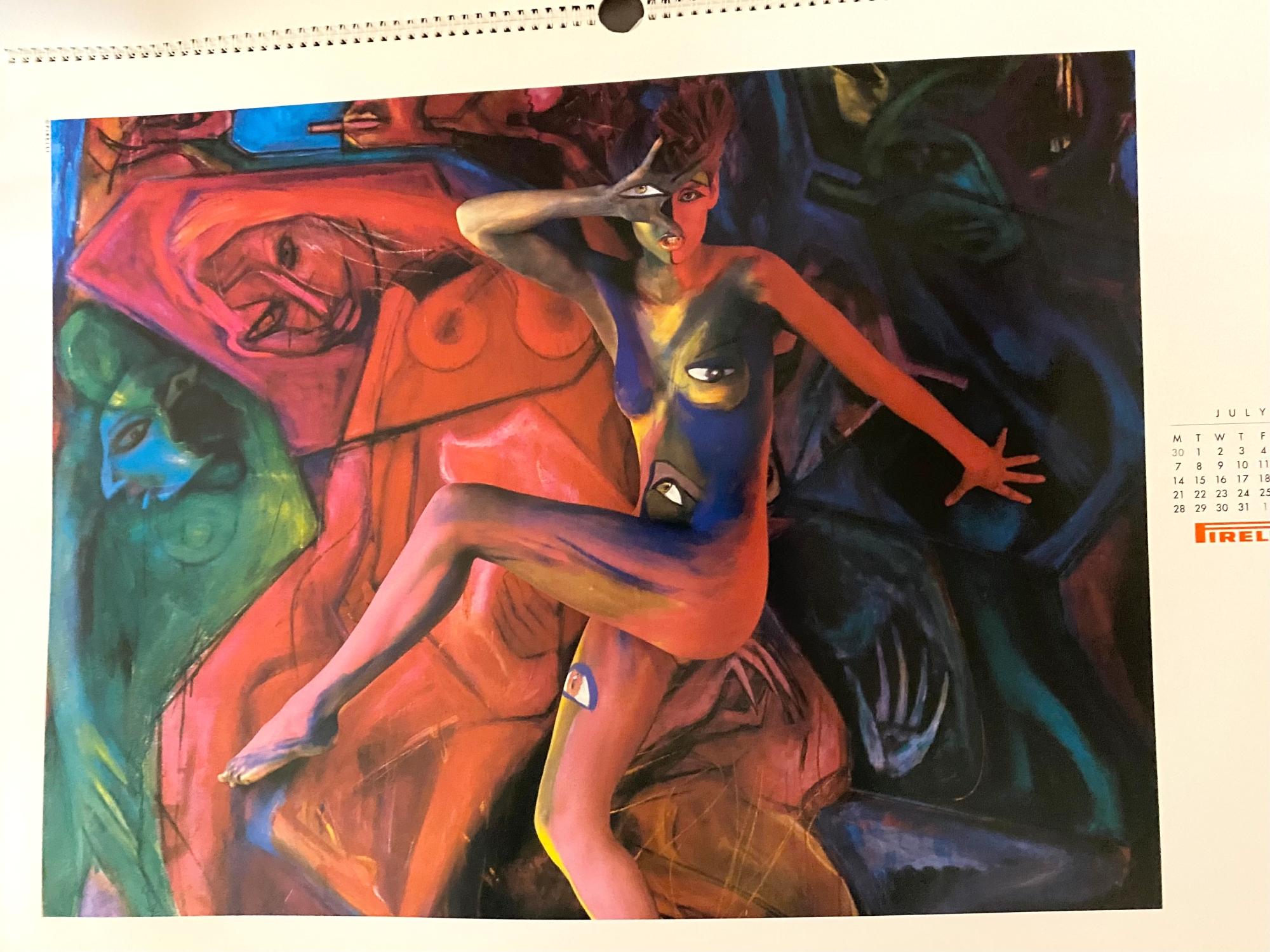 1986 Pirelli Calendar - Bern Stern's Studio for Pirelli For Sale 4