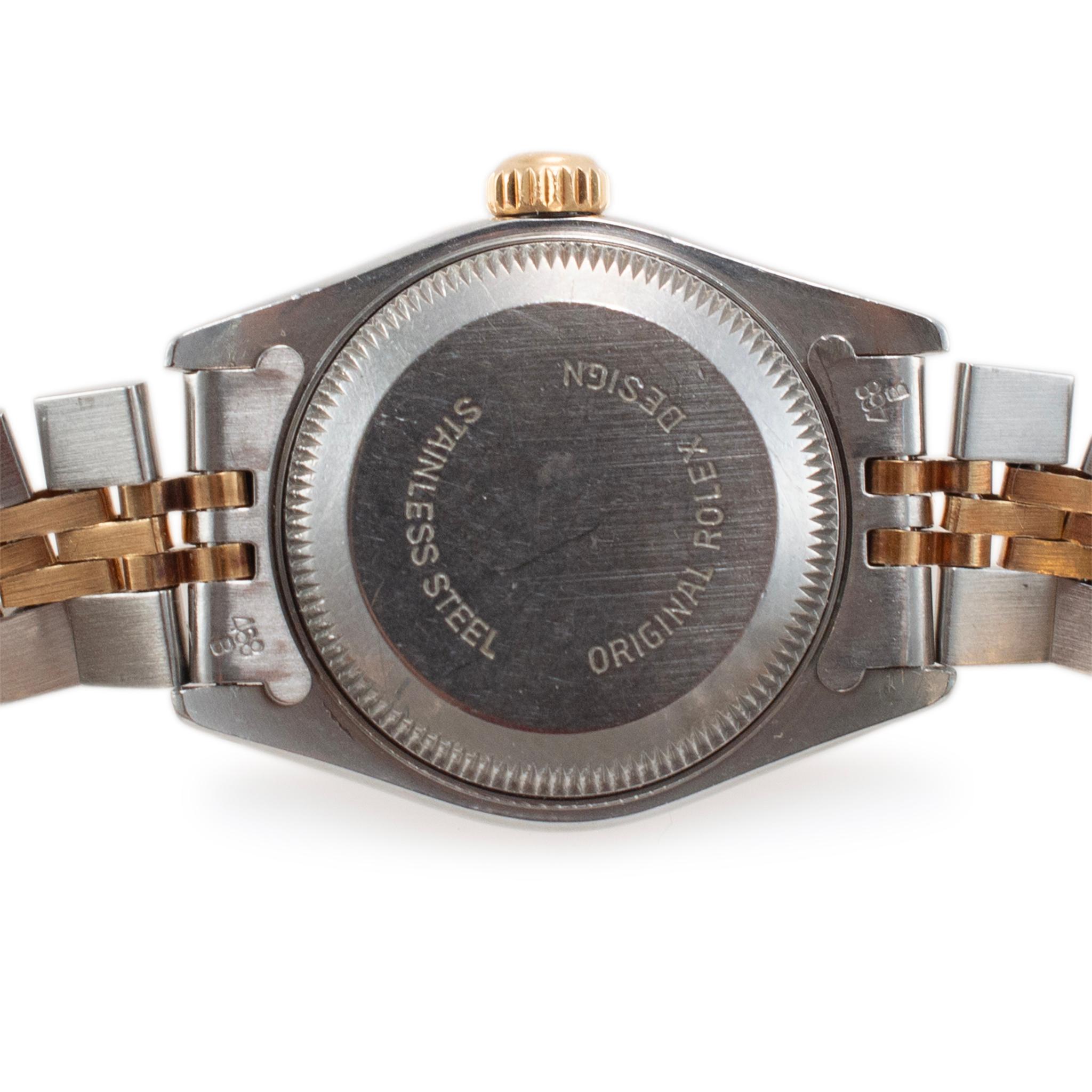 1986 Rolex Lady Datejust 26MM 69173 18K Gelbgold & Edelstahl Uhr 1