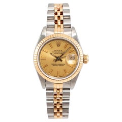 1986 Montre Rolex Lady Datejust 26MM 69173 Or jaune 18K et acier inoxydable