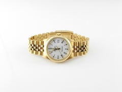 1986 Rolex Men's Presidential 18 Karat Yellow Gold White Roman Dial Watch