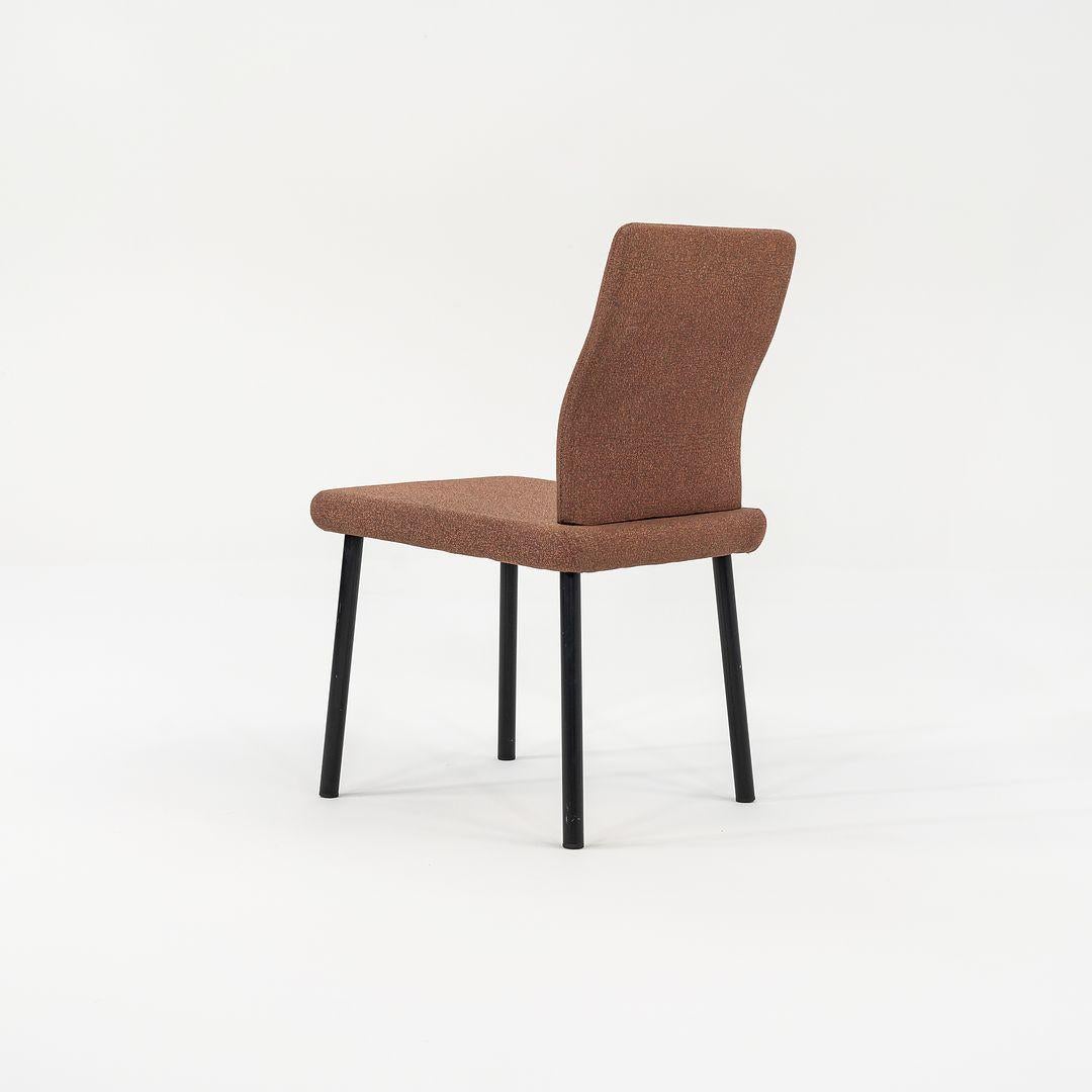 1986 Ensemble de quatre chaises de salle à manger sans accoudoirs Knoll Mandarin par Ettore Sottsass en vente 1