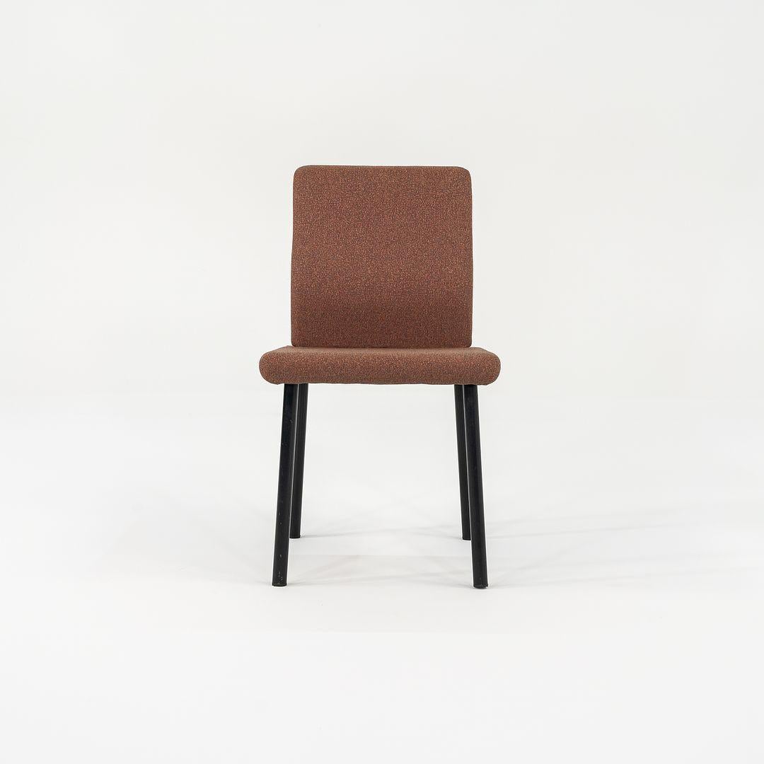 1986 Ensemble de quatre chaises de salle à manger sans accoudoirs Knoll Mandarin par Ettore Sottsass en vente 2
