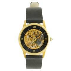 Universal Geneve, montre squelette Franklin Mint en or jaune 18 carats, 1986