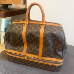 1986 Vintage Monogram Canvas and Vachetta Sport Sac by Louis Vuitton