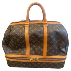 1986 Vintage Monogram Canvas and Vachetta Sport Sac by Louis Vuitton