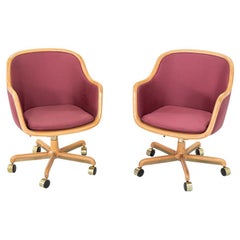 1986 Ward Bennett for Brickel Associates Desk Chair in Fabric from IBM