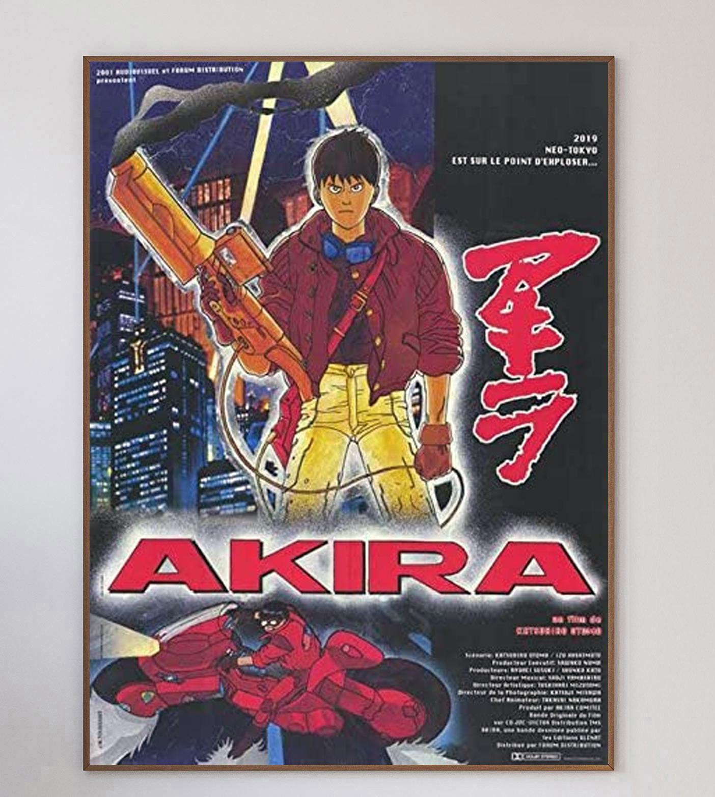 Based on the 1982 manga of the same name, the groundbreaking animation Akira was released in 1988. Directed by original creator Katsuhiro Otomo, the film has developed an enormous following based on its stunning visuals and cyberpunk themes. Widely