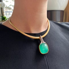 Andrew Grima, collier en or et béryl vert, 1987