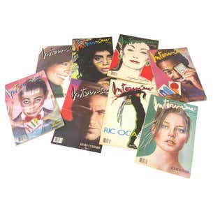 1987, Andy Warhol Interview Magazine Collection at 1stDibs