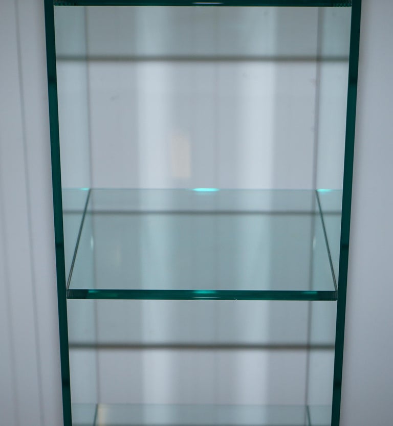 Hand-Crafted 1987 Babele Glass Shelves by Massimo Morozzi, Fiam Italia Bookcase Large Piece