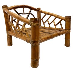 1987 Coastal Bamboo Rattan Chair by Antonio Budji Layug