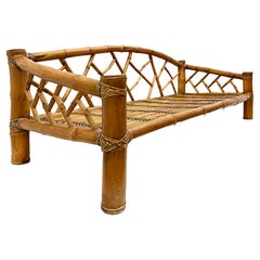 1987 Coastal Bamboo Rattan Sofa by Antonio Budji Layug