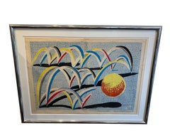 1987 David Hockney A bounce of Bradford offset photolithograph