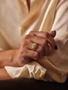 1987 Engelbert, Stockholm, 18kt Gold and Diamond Ring.