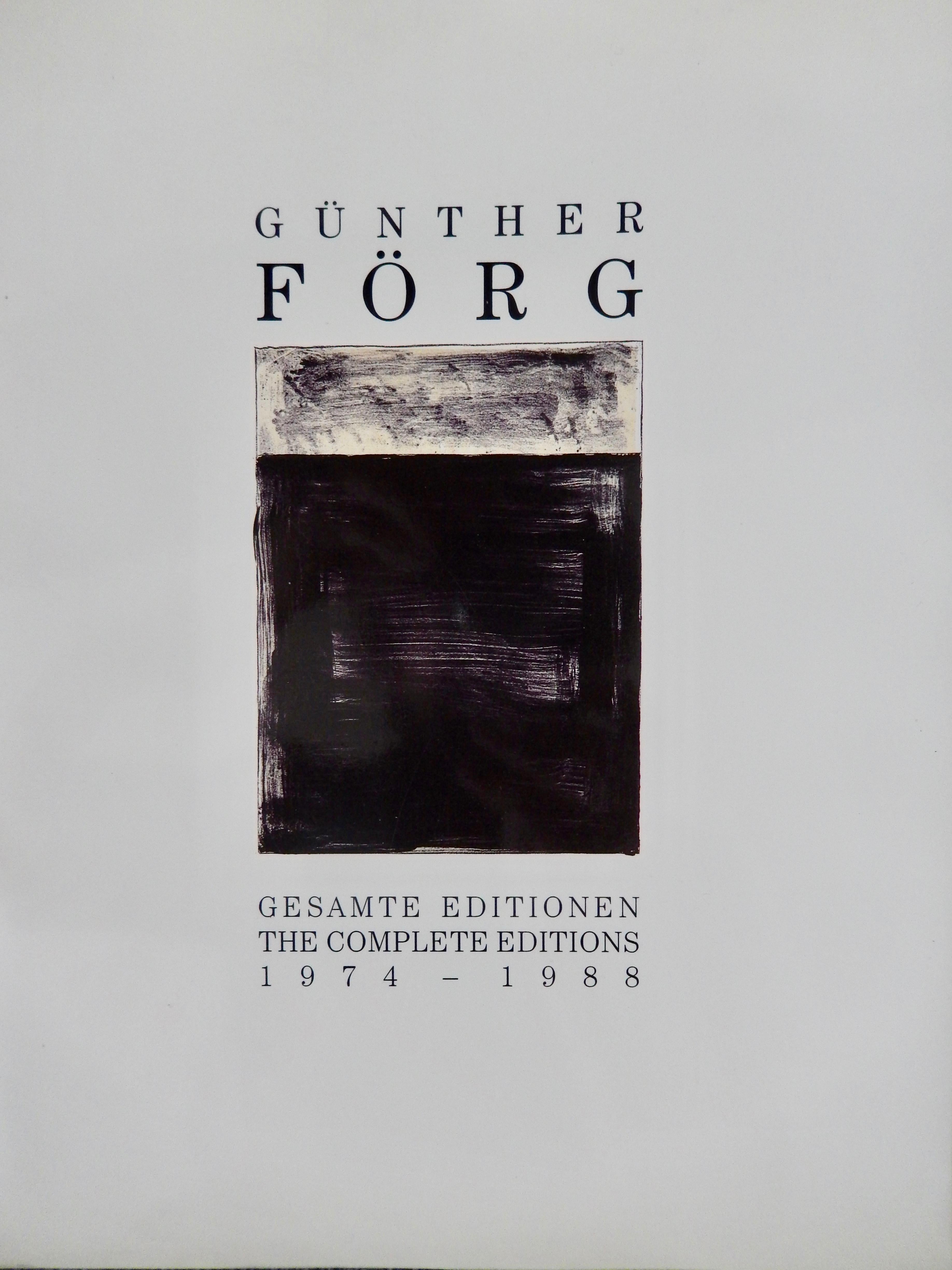 1987 Gunther Forg Color Lithograph 