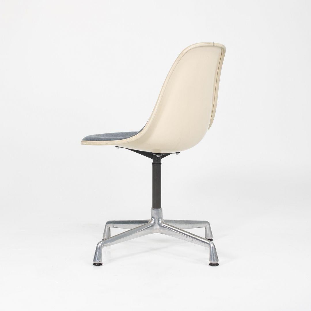 1987 Herman Miller Eames EC430 Swivel Desk Chair with Hopsack Upholstery im Angebot 1