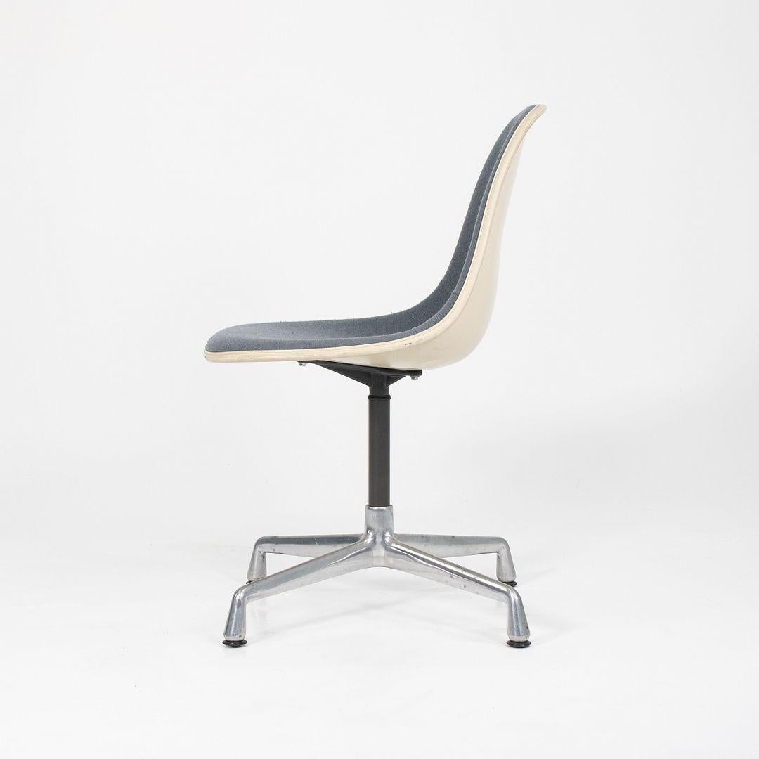1987 Herman Miller Eames EC430 Swivel Desk Chair with Hopsack Upholstery im Angebot 2