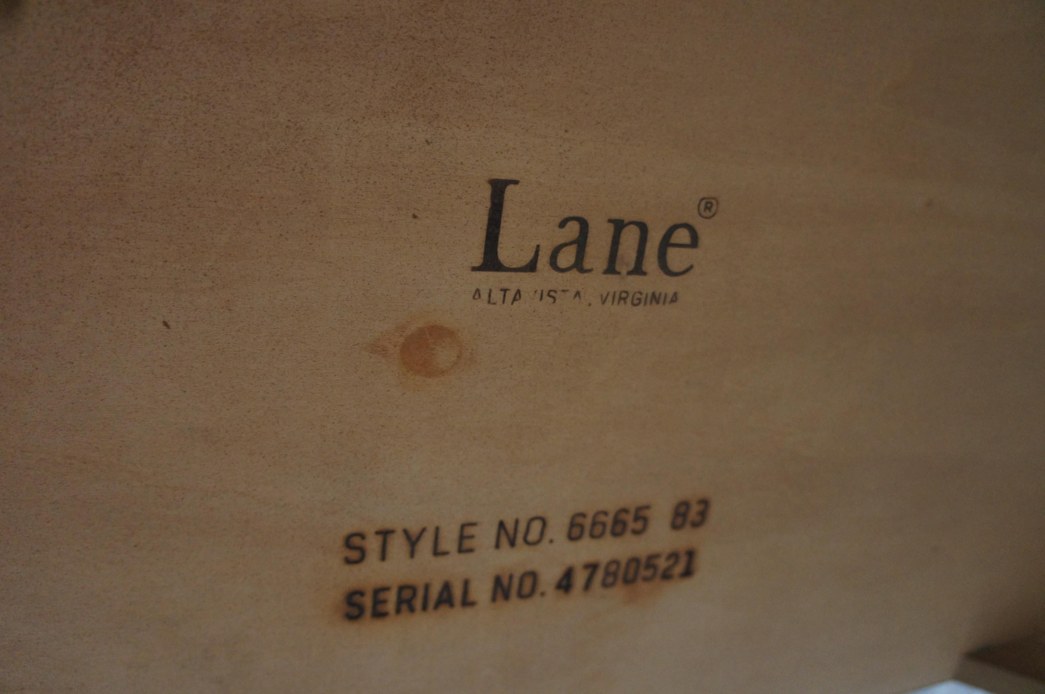 1987 Lane Furniture Chippendale Pine Goddard Block Front Bachelors Chest Dresser 5