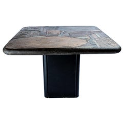 1987 Paul Kingma Brutalist Natural Stone, Coffee Table from Germany