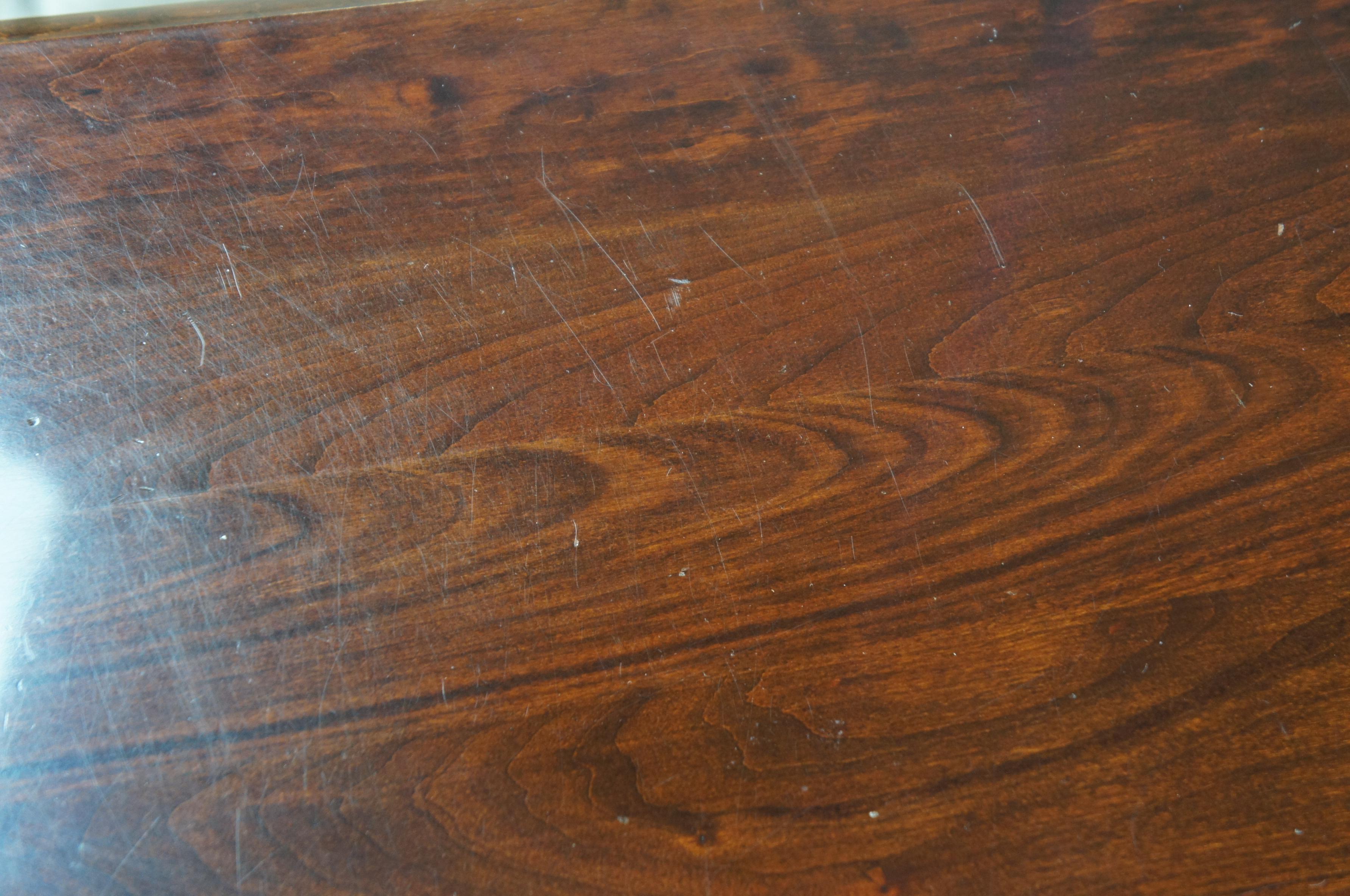 1987 Pennsylvania House Independence Hall Queen Anne Cherry Lowboy Server Chest 5
