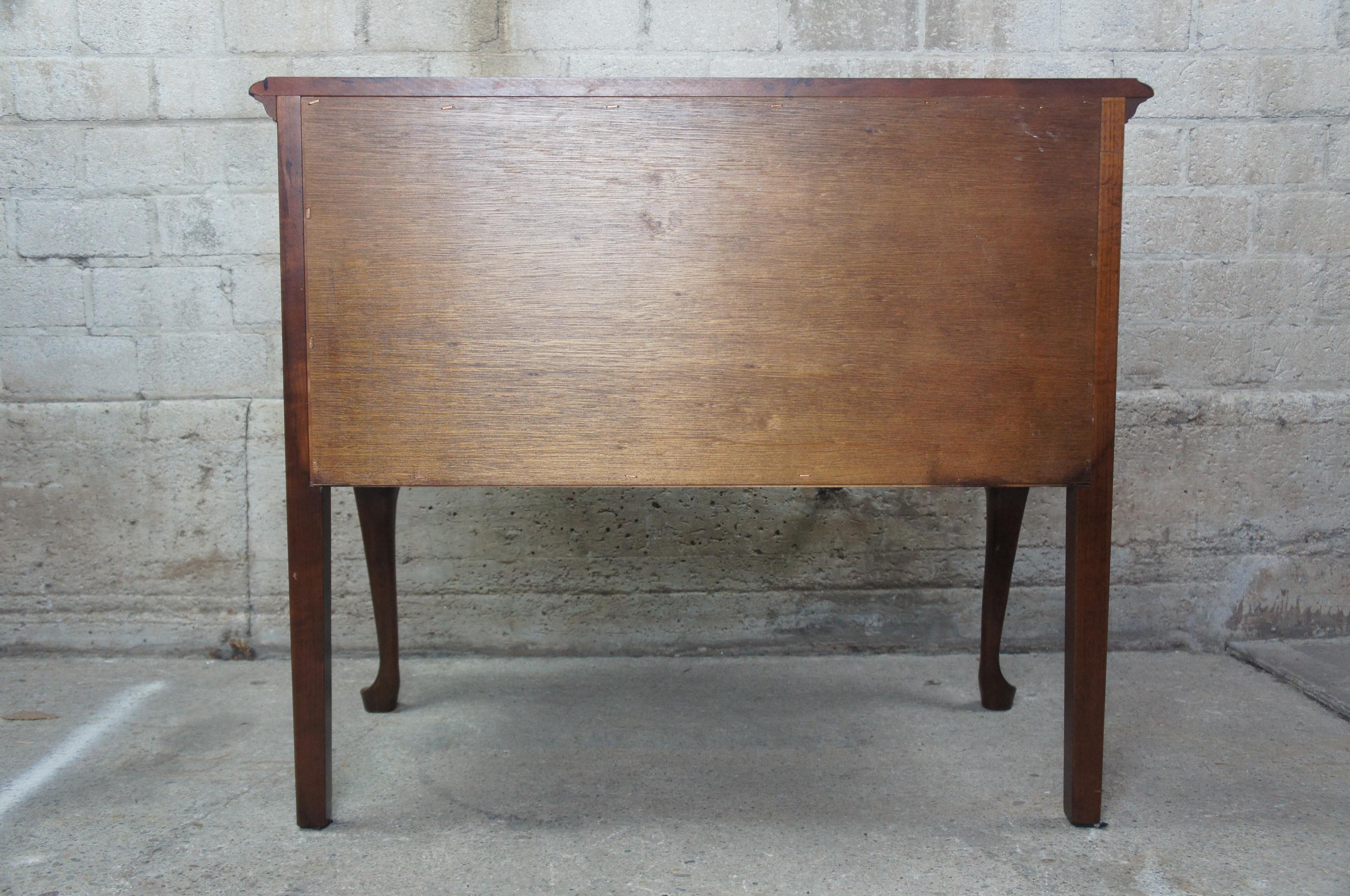 1987 Pennsylvania House Independence Hall Queen Anne Cherry Lowboy Server Chest 3