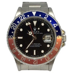 Rolex Master Pepsi Montre vintage 16700 d'origine, telle quelle, 1987