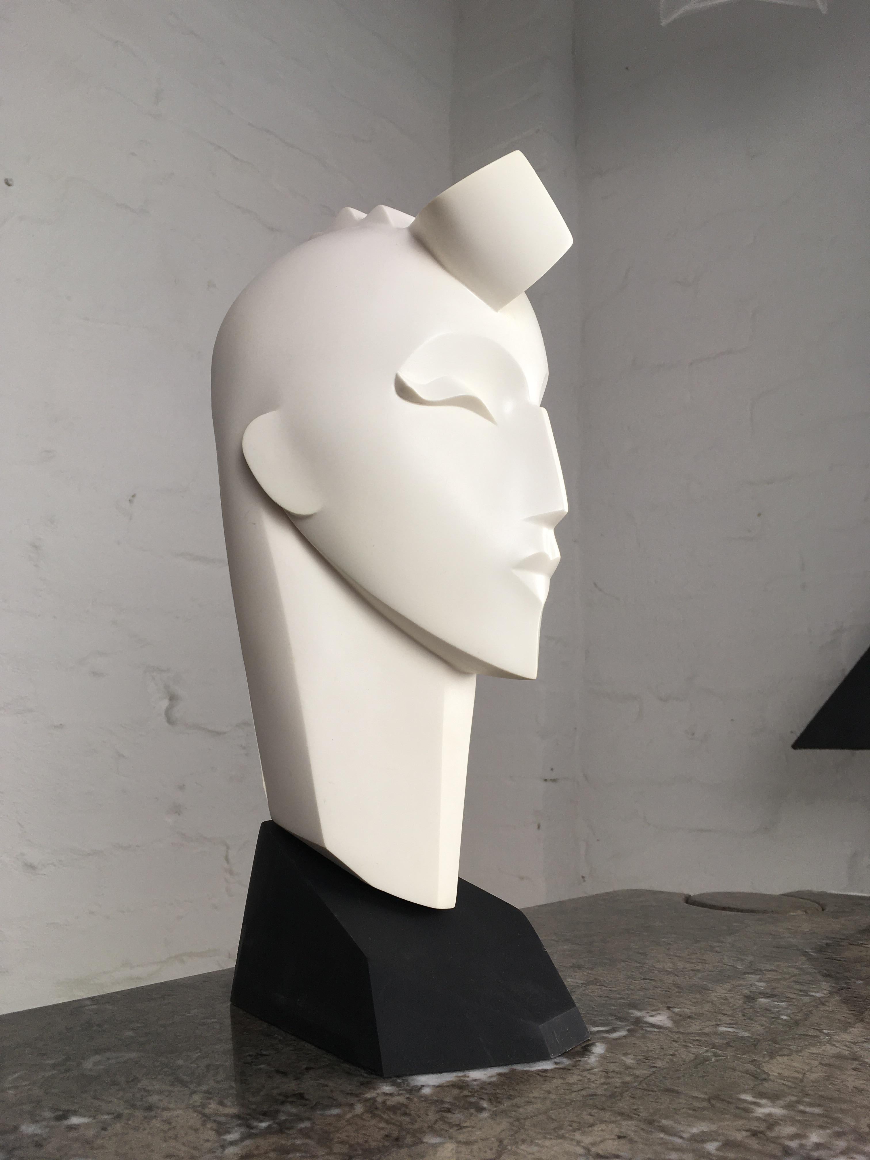 Post-Modern Six 1987 Signed Post Modern Mannequin Heads by Lindsey B Balkweill