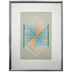 1987 Signed Tony Tascona "Ribbons" Serigraph Silkscreen 32/130