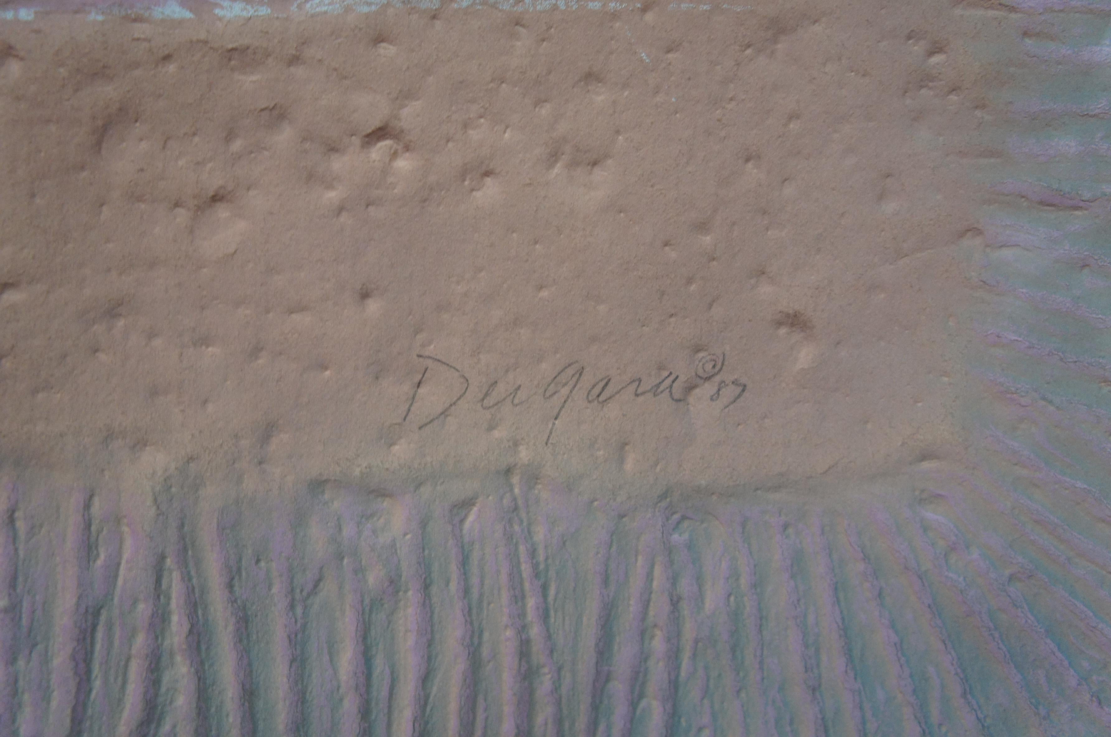 1988 Ann Dergara Mixed Media Southwestern Modern Painting Contemporary Art 2
