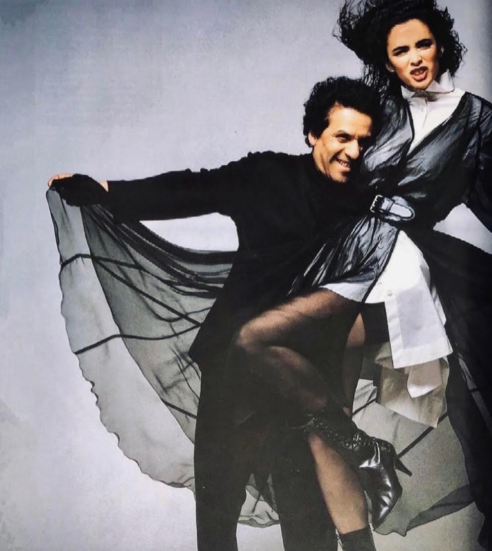 1988 Azzedine Alaïa Silk Evening Coat For Sale 2