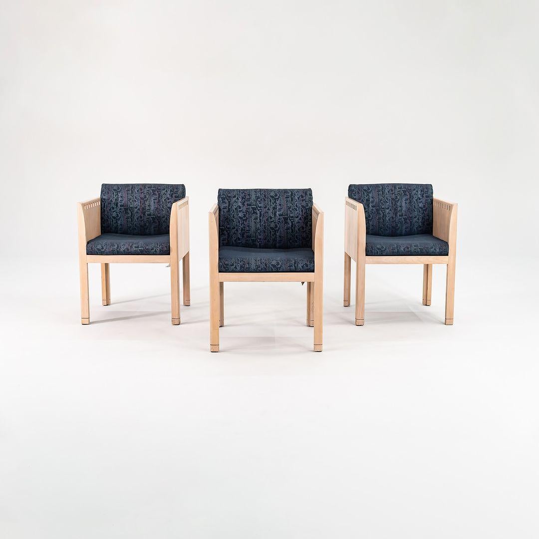 1988 Brian Kane für Metropolitan Furniture Postmoderne Würfel-Esszimmerstühle mit Armlehnen im Angebot 3