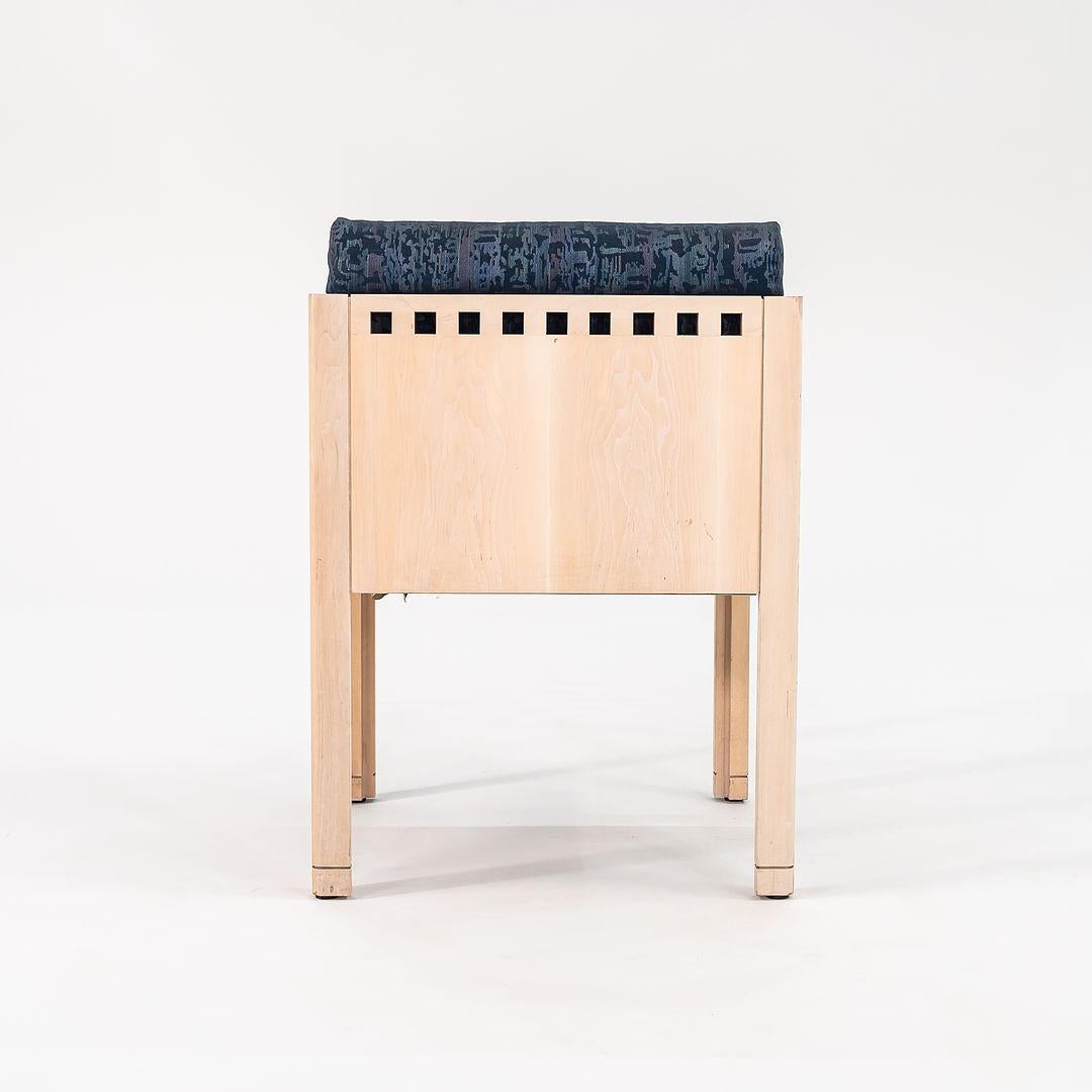 1988 Brian Kane für Metropolitan Furniture Postmoderne Würfel-Esszimmerstühle mit Armlehnen (Ende des 20. Jahrhunderts) im Angebot
