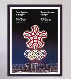 1988 Calgary Winter Olympic Games Original Poster