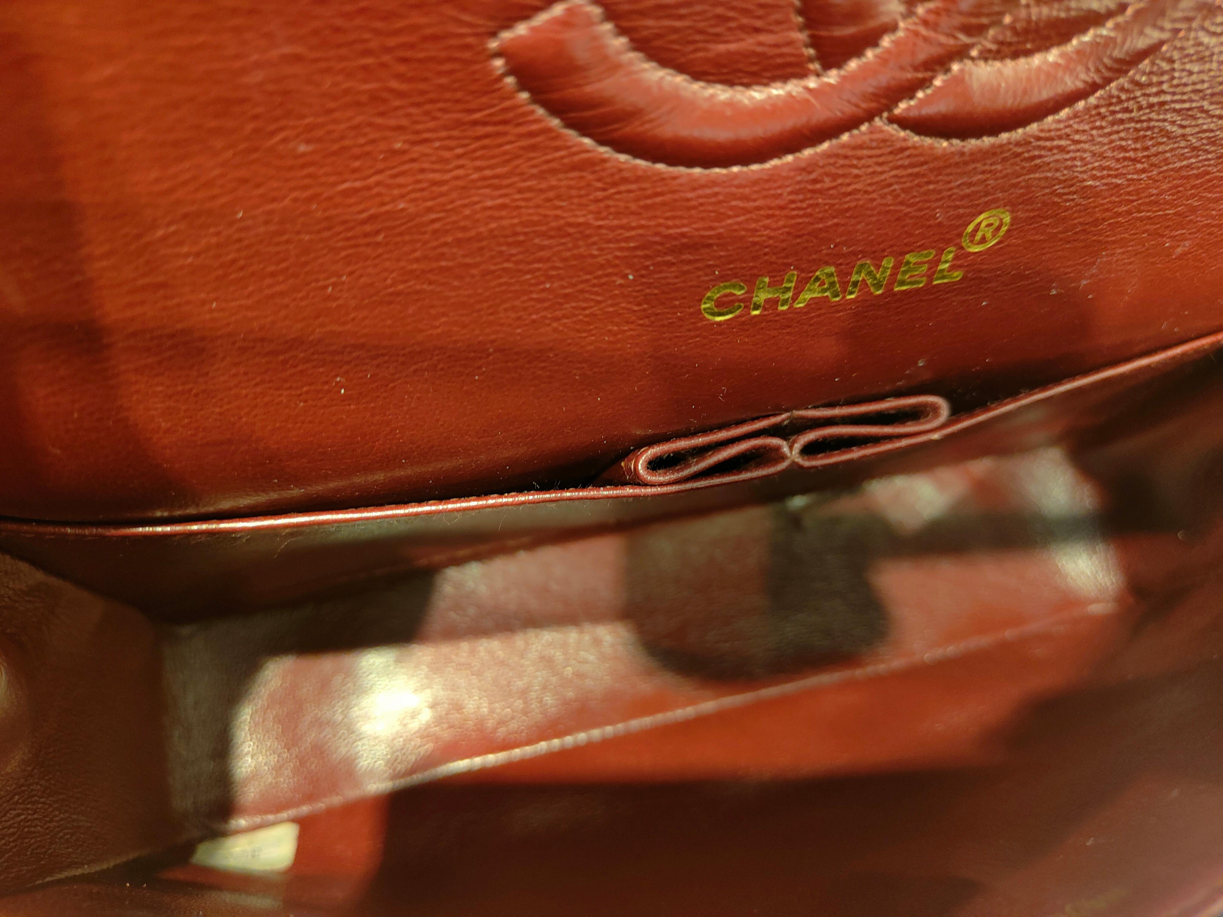 1988 Chanel Black lambskin 2.55 shoulder bag In Good Condition In Capri, IT