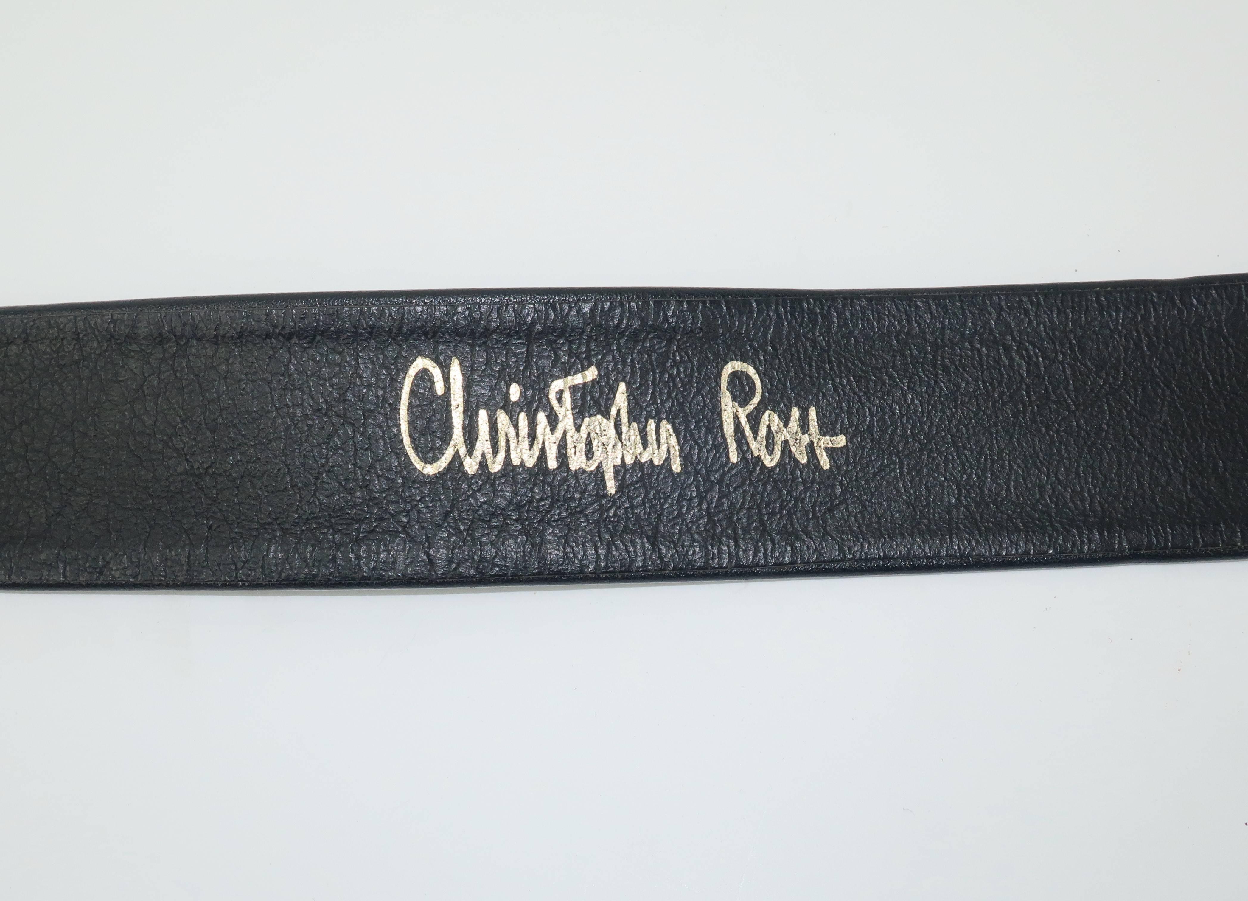 1988 Christopher Ross Large Knotted Tassel Buckle & Belt 5
