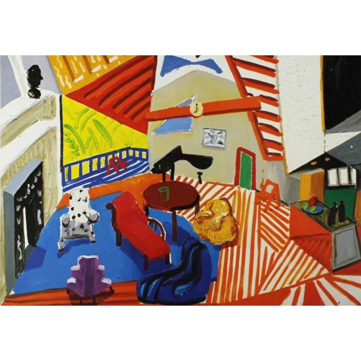 1988 David Hockney Mostra originale Malcolm Bradford Hall Los Angeles

Raro, originale, vintage 1988 David Hockney Fuori Stampa, litografia in edizione limitata. Pubblicato nello Yorkshire, Regno Unito.

Questa litografia Pop Art dai colori vivaci è