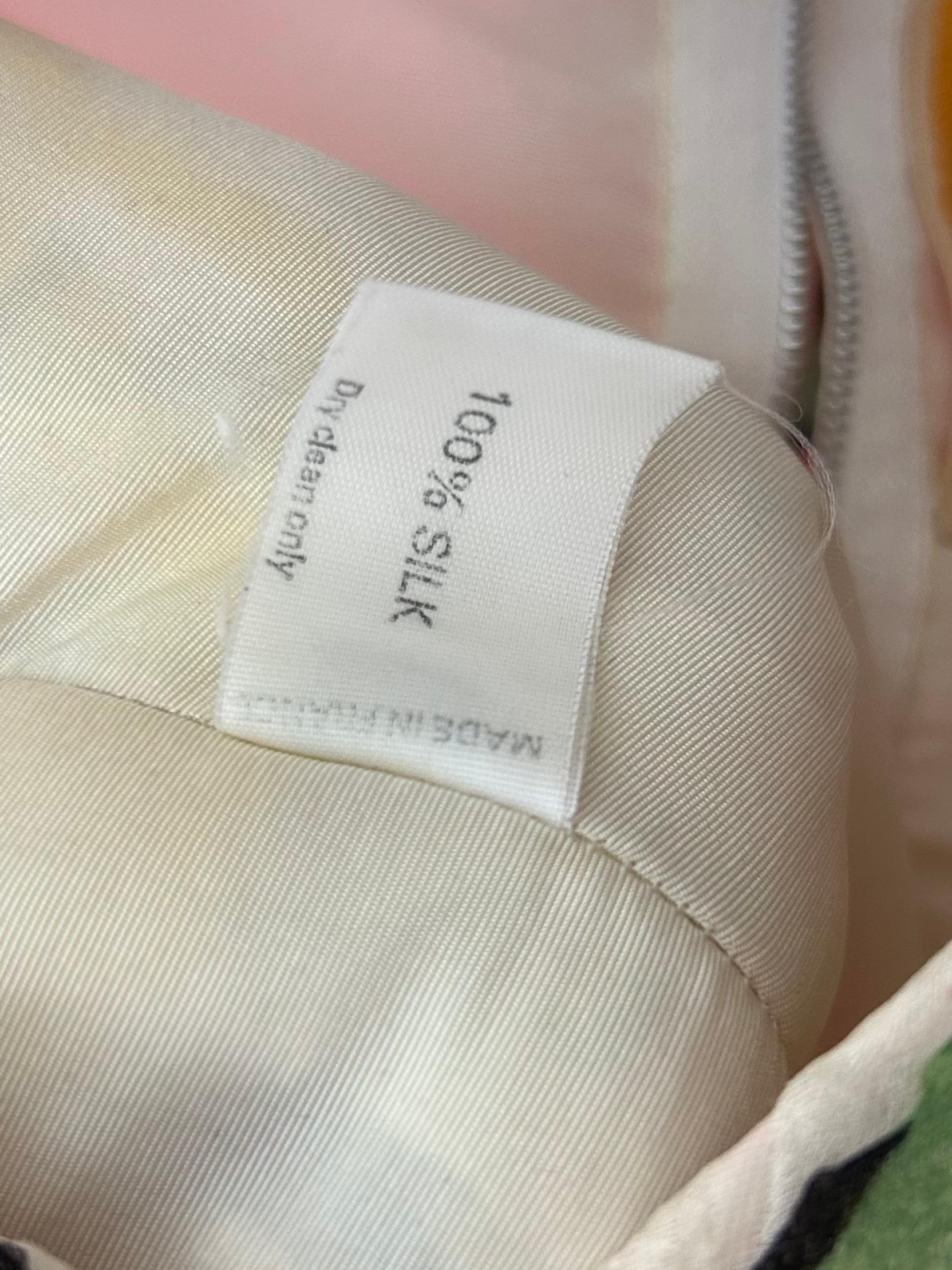 1988 Documentato Abito Christian Lacroix Stampa Rose in vendita 2