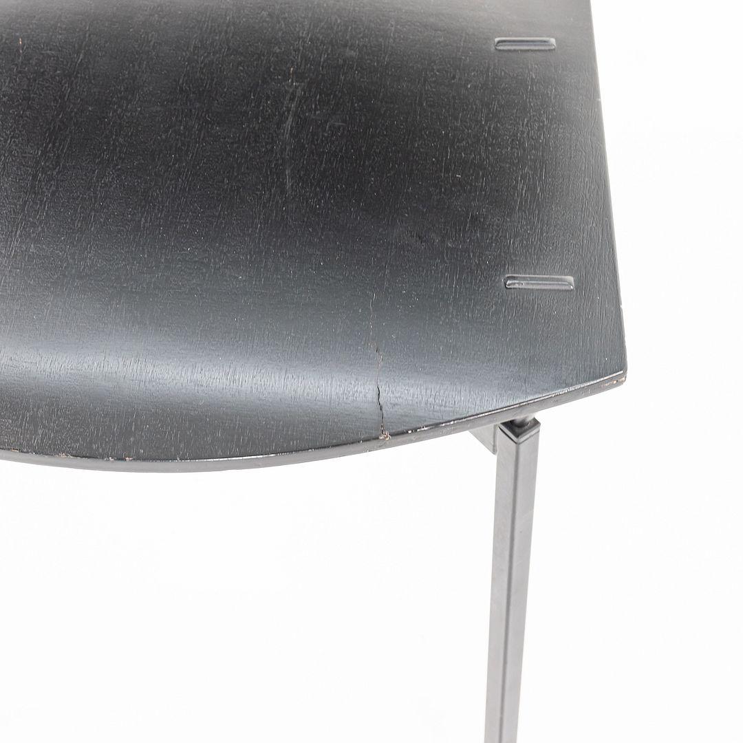 1988 Silla Elasta de Jesse Martin para Arflex Italia en madera ebonizada y acero Madera en venta