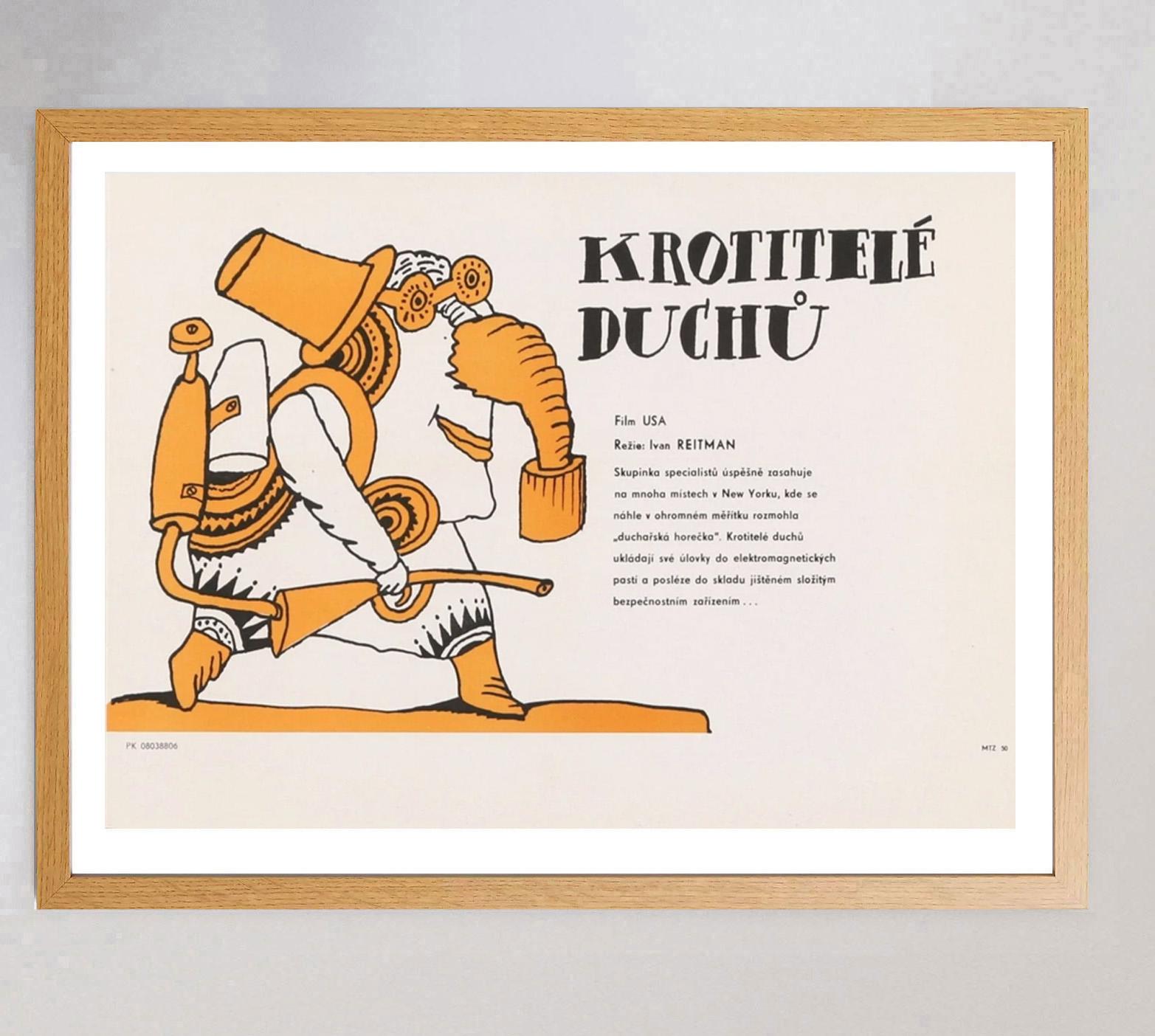 1988 Ghostbusters (Tschechisch) Original Vintage By Plakat im Zustand „Gut“ im Angebot in Winchester, GB