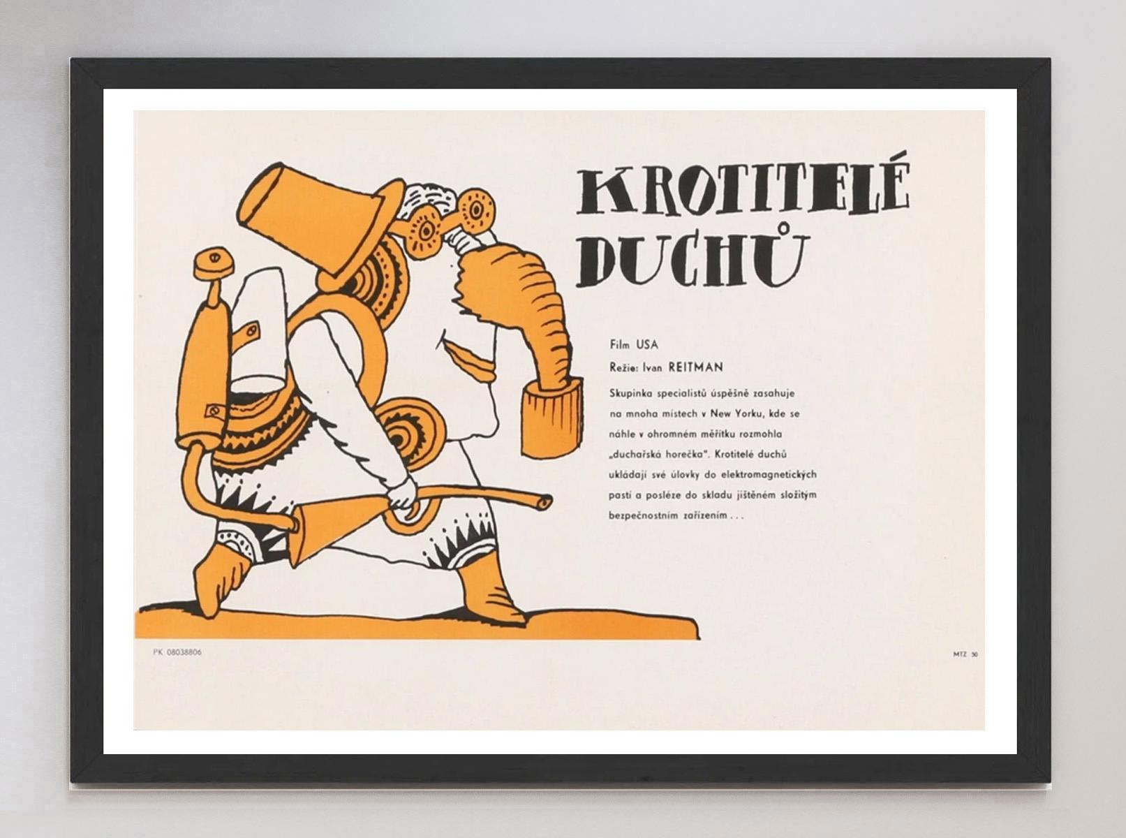1988 Ghostbusters (Tschechisch) Original Vintage By Plakat (Ende des 20. Jahrhunderts) im Angebot
