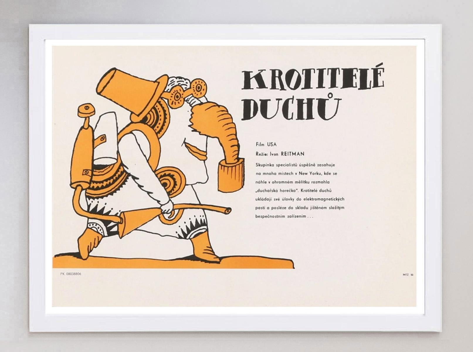 1988 Ghostbusters (Tschechisch) Original Vintage By Plakat (Papier) im Angebot