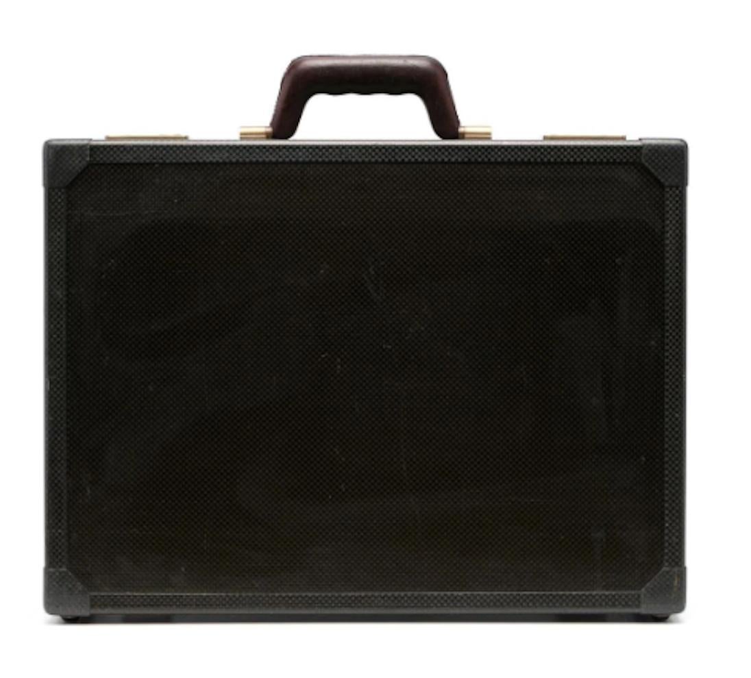 1988 Hermes Black Espace Briefcase Limited Edition 4