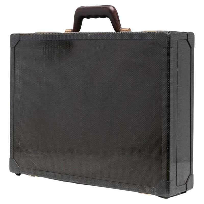 Burnished Gray and Gold Accordion File Box Purse with Buckle Top Handle ...